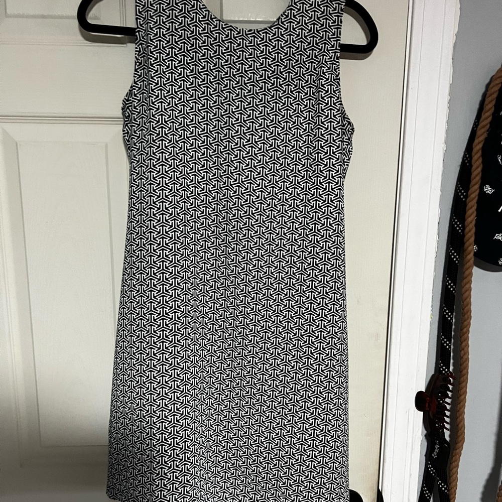 COPY - Black and white pattern mini dress
